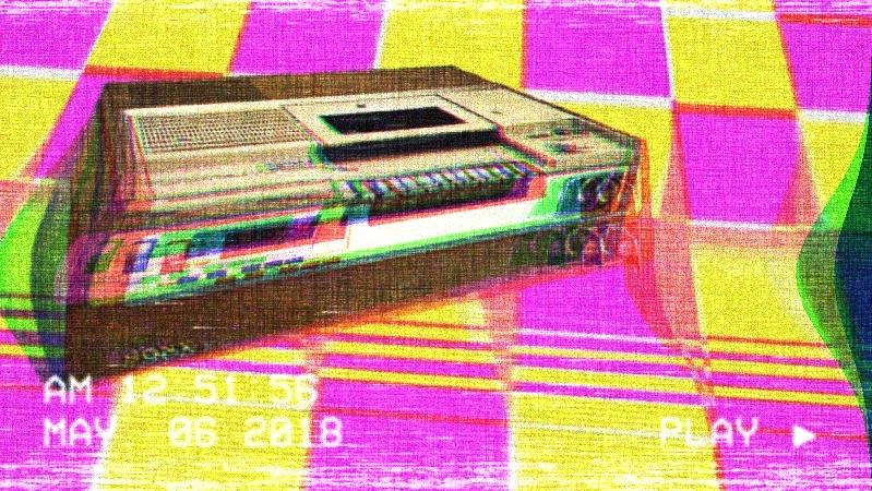 A Betamax player image glitched